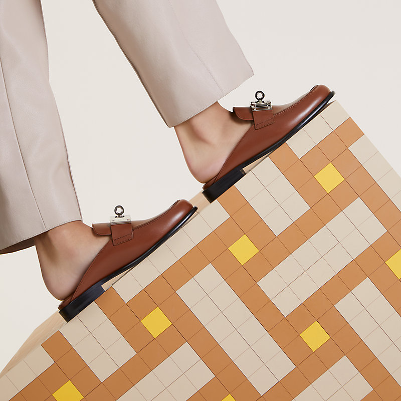 ミュール 《イオタ》 - マロン | Hermès - エルメス-公式サイト